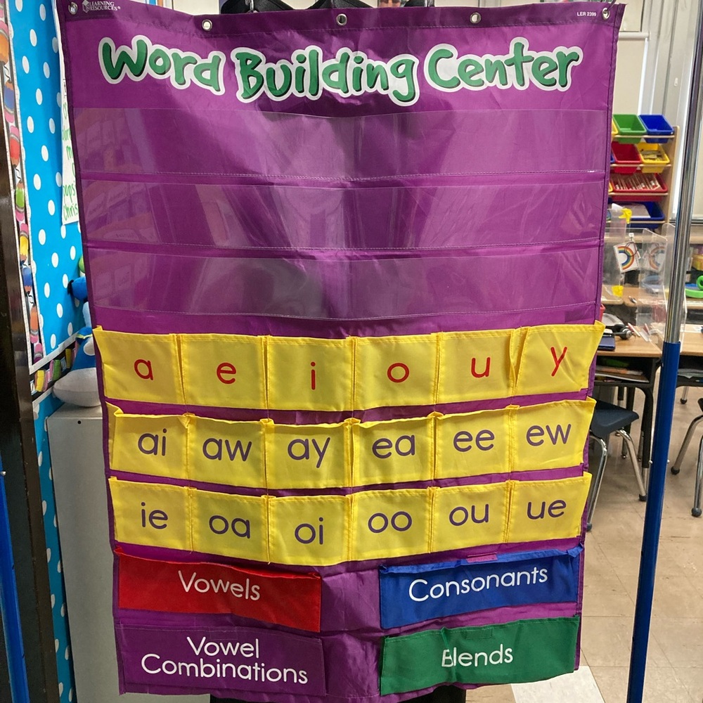 Brand New Word Building Pocket Chart Center